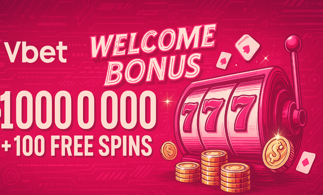Банер з ігровими автоматами на платформі Vbet